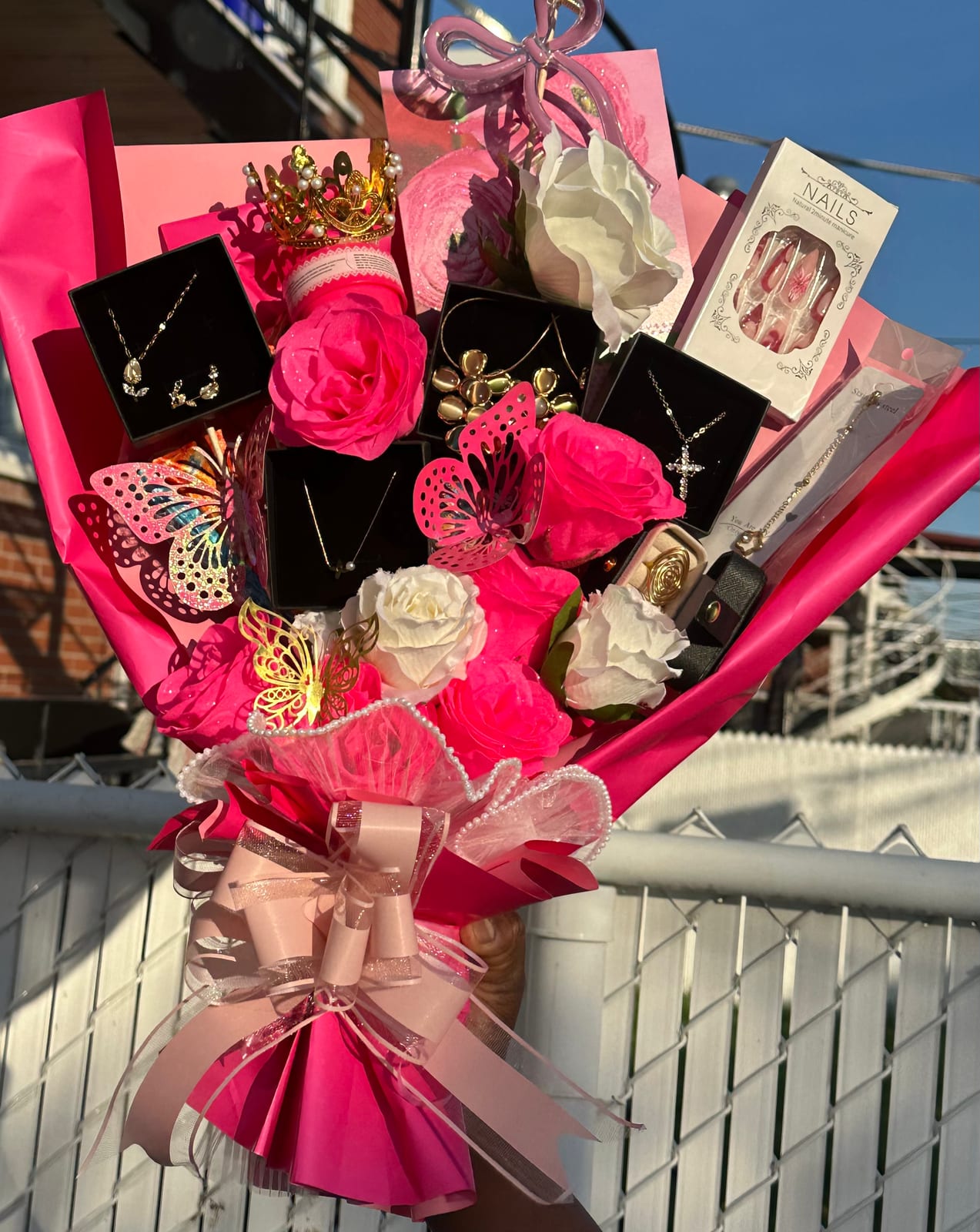Bouquet cadeau personnalisé